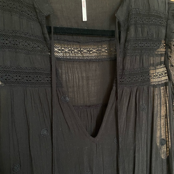 Midnight Crochet Maxi Dress | Free People - Picture 5 of 7